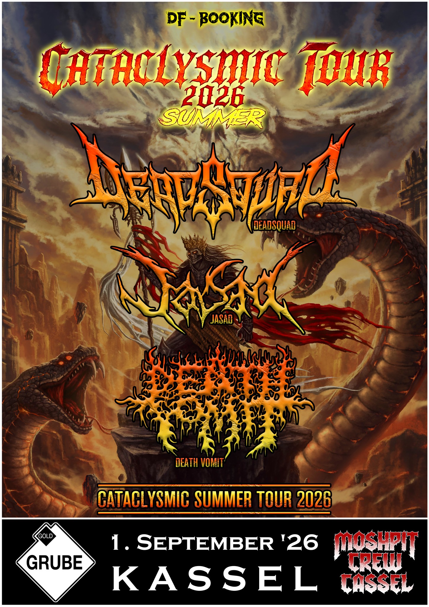 DEADSQUAD + JASAD + DEATH VOMIT